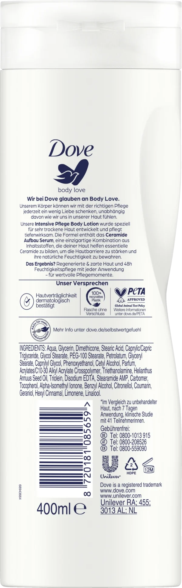 DOVE Body Love Intensive Pflege Body Lotion 3